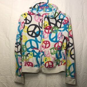 Girls peace hoodie sweater